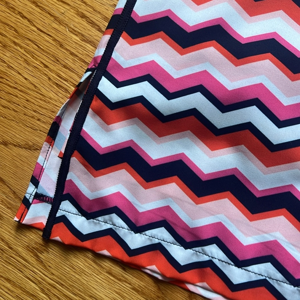 Golftini Size 4 Chevron Patterned Skort - Pink An… - image 3